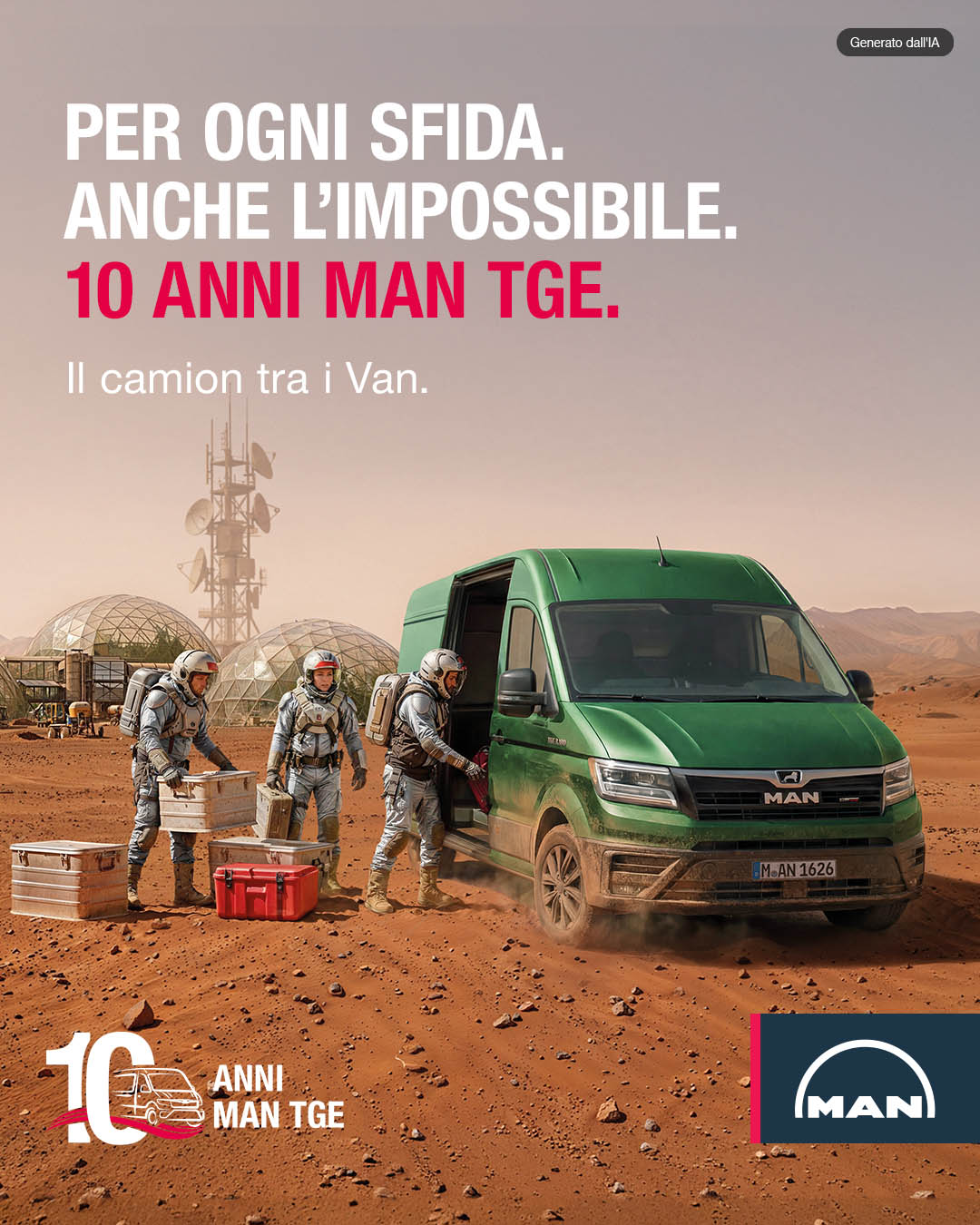 Campagna Ricambi e Accessori Originali MAN – 10 anni MAN TGE